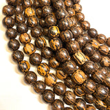 Old Palmwood Round Beads