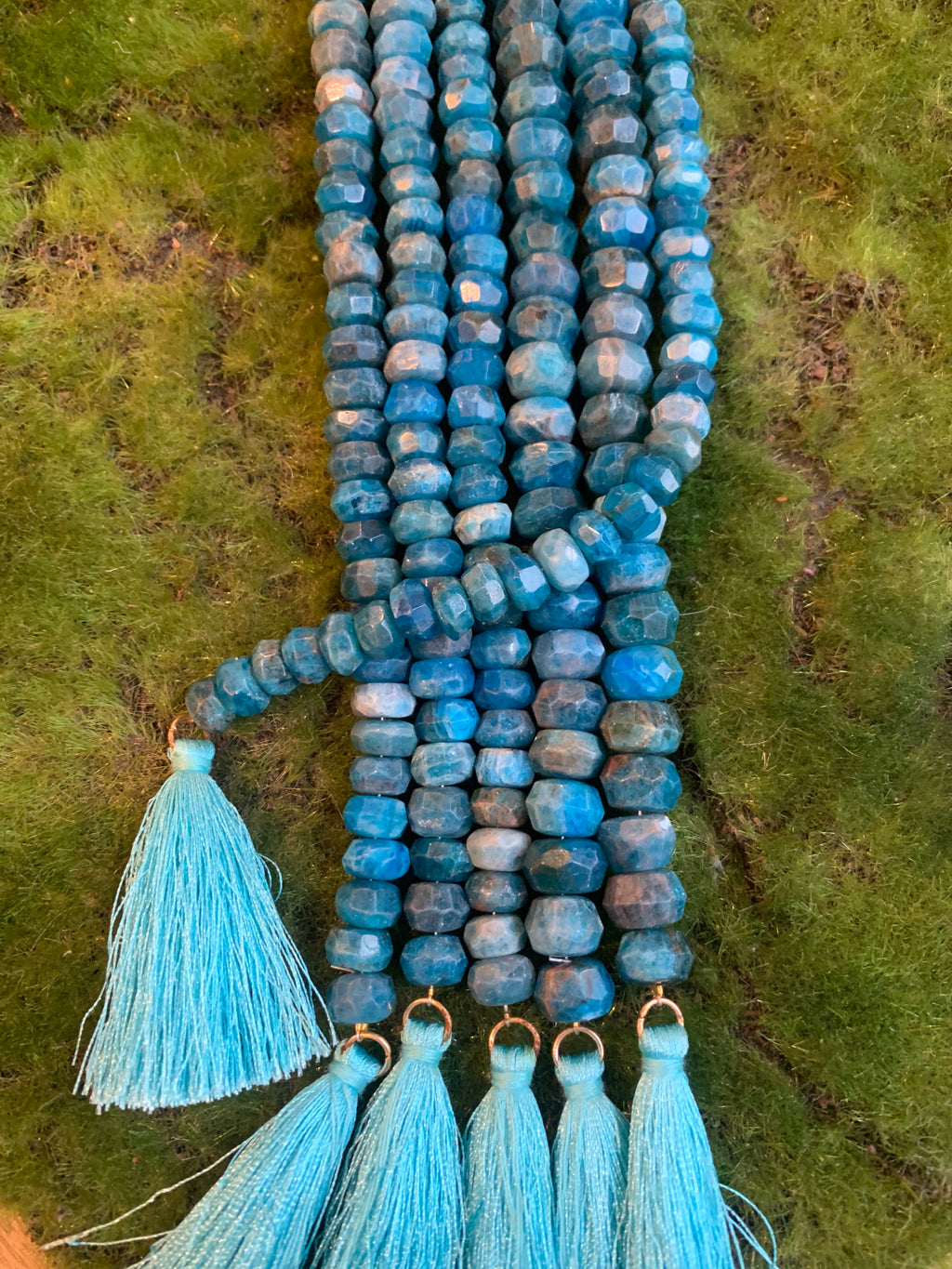 Apatite - Faceted Rondelles