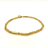 Vintage Bar Style Plated Stainless Bracelet