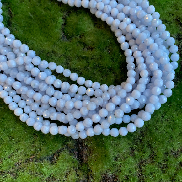 Blue Lace Agate - Faceted Rounds