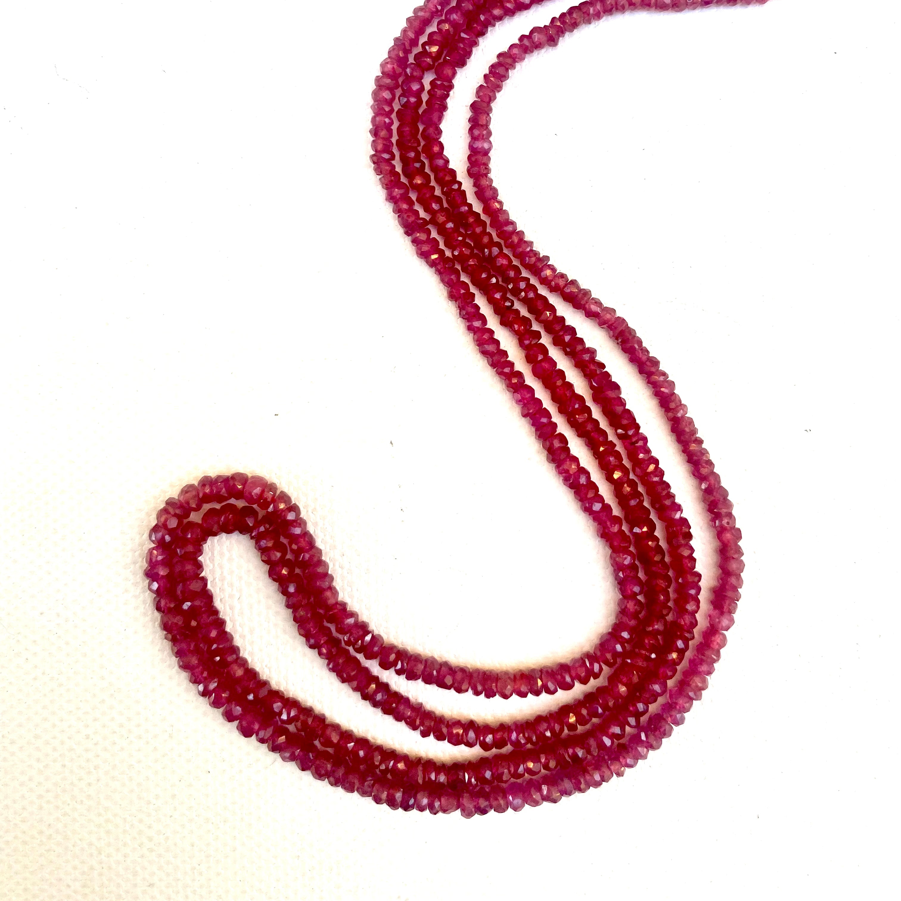 Natural Rubies - Slightly Graduated