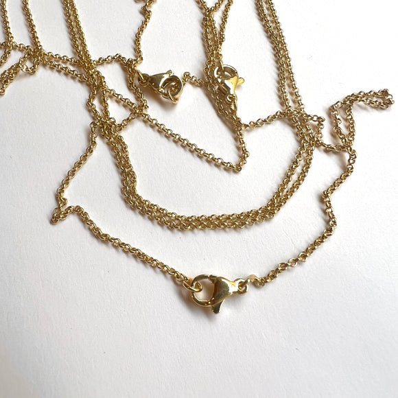 Gold Plated Rolo Necklace
