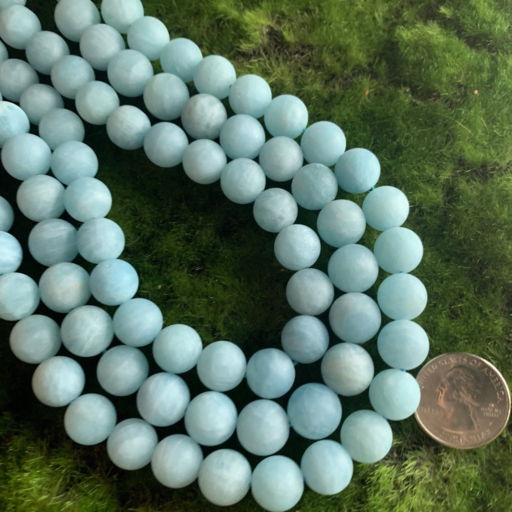 Aquamarine - Matte Round