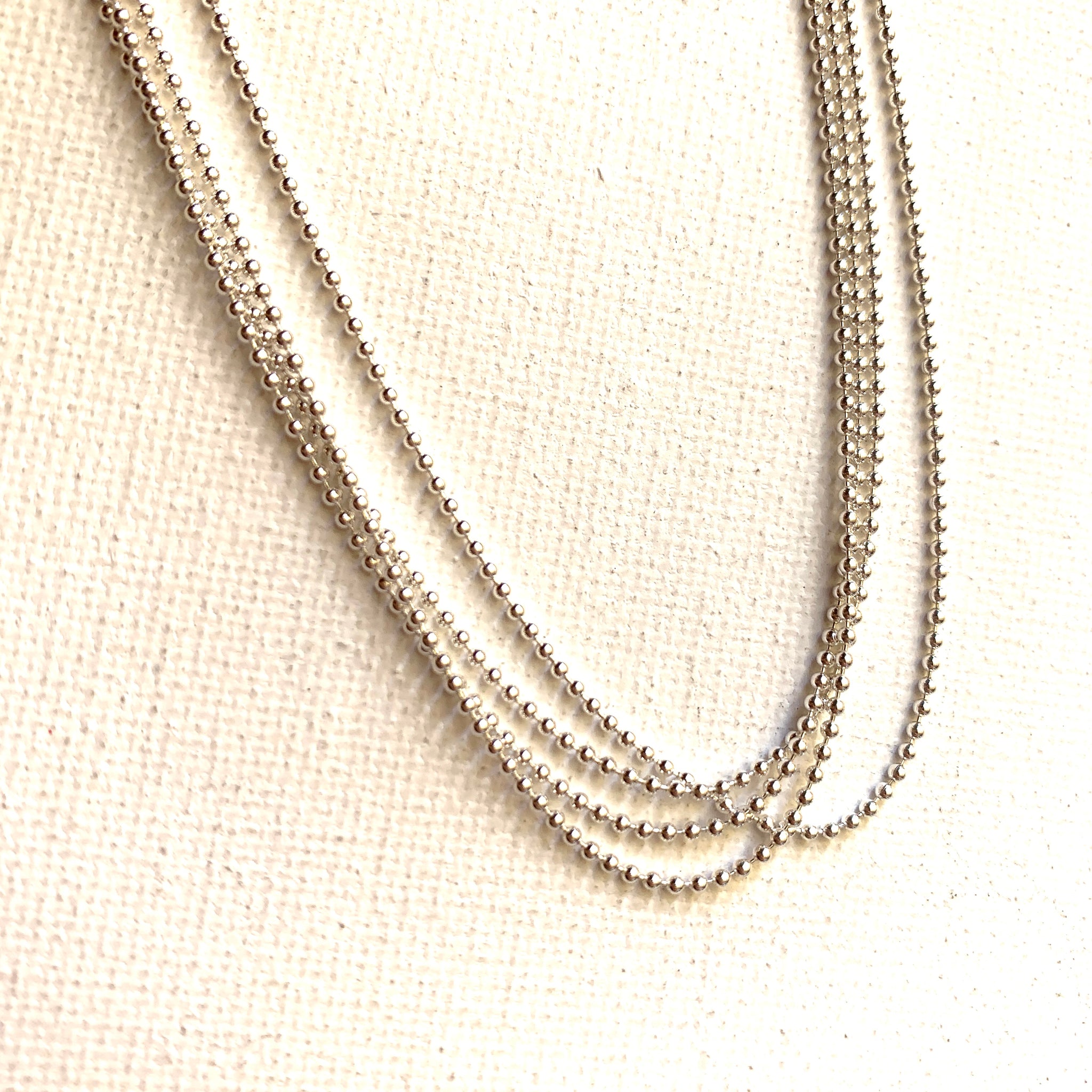 16 Inch Necklace On Woman Various Lengths 925 Sterling Silver Filled 1mm Rope Chains - Unisex Necklaces 16" To 24" Sterling Silver Necklace Chain - Foto 1